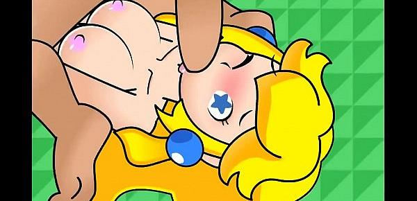  Minus8 Princess Peach and Mario face fuck - Pornhub.com